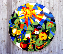 mosaico - Ugo Nespolo